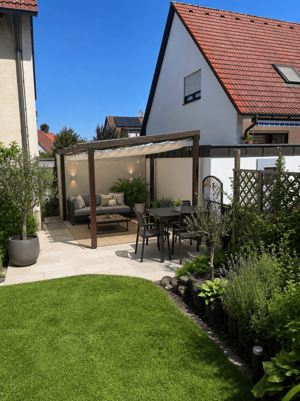 Terrasse KI möbliert Terrasse KI möbliert
